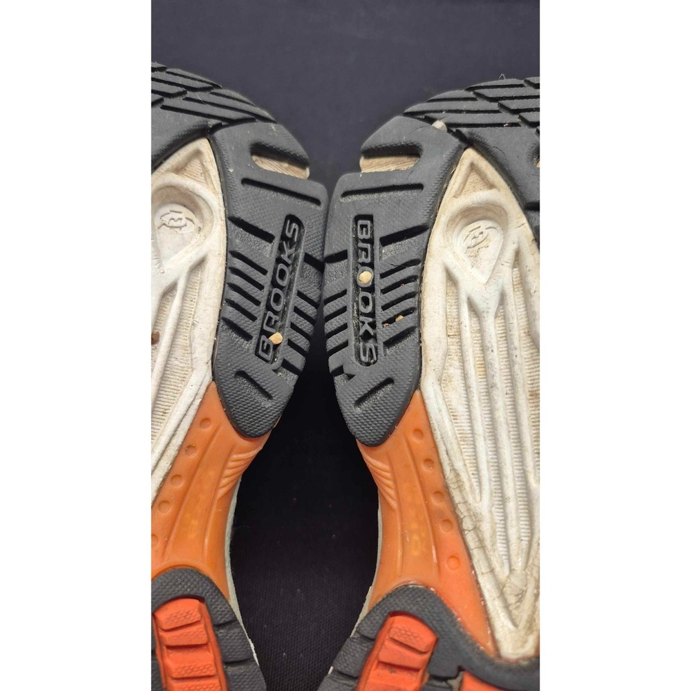 Brookes Switch 3 women's white sneakers orange/navy/gray‎ trim athletic sz. 8.5 - Picture 11 of 14